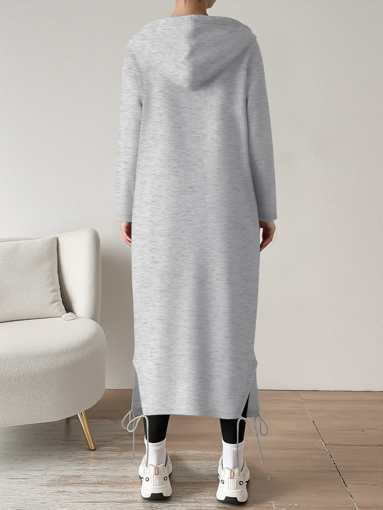 2026 Nieuwe lange hooded sweat - Longline Cardigan Knit recensie en prijs