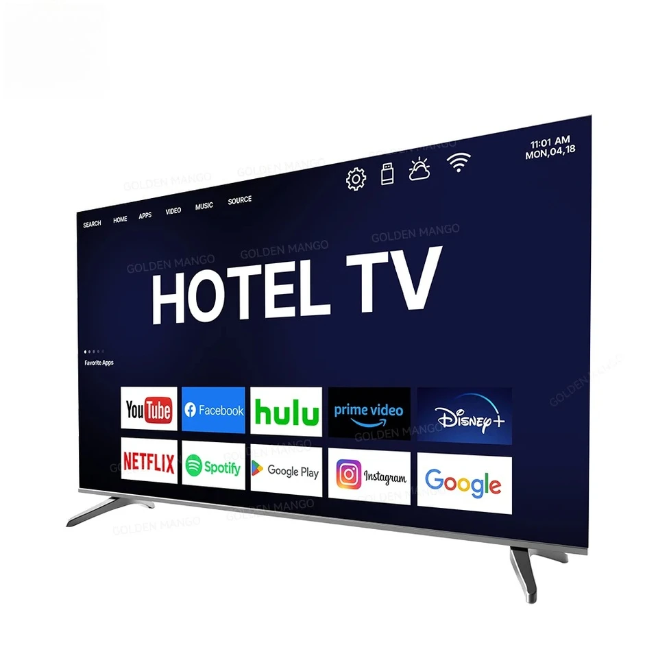 43-70 Inch Android Smart TV 4K UHD Google TV for Hotel