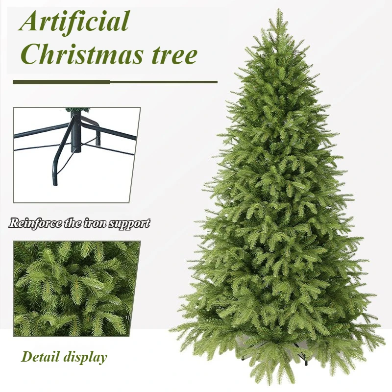 

Artificial Christmas Tree Luxury PE Encryption 120CM-300CM Large Green Xmas Tree Home Party Christmas Atmosphere Decoration