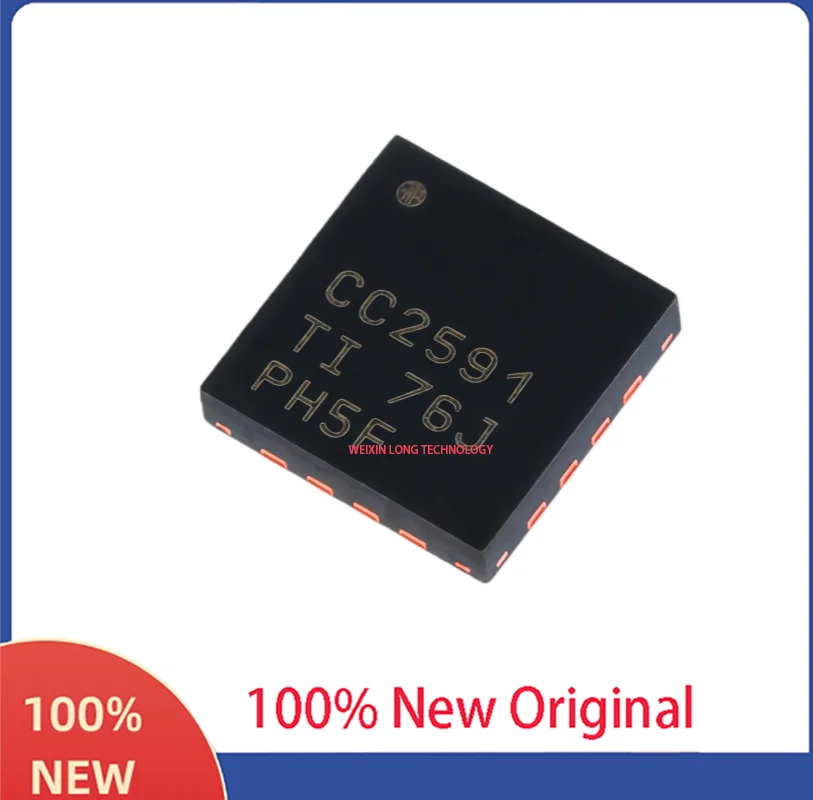 New Original CC2591RGVR RF range extender, 2.4GHz wireless transceiver chip