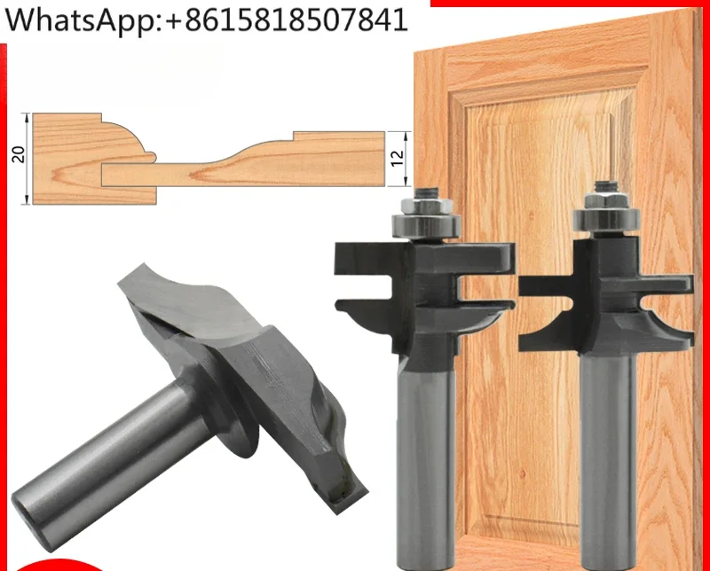 

Woodworking tool milling cutter cabinet door combination male and female door panel modeling knife trimming machine tool head