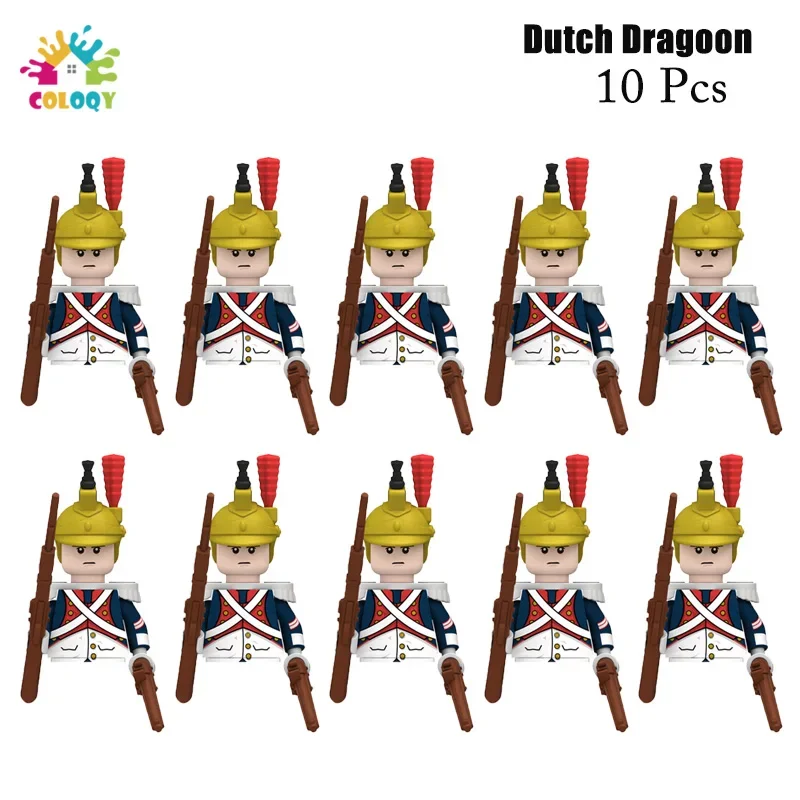 COLOQY Kinderspielzeug 22/10 Stück Napoleonische Kriege Militär General Soldat Bausteine Imperial Navy Figuren Spielzeug für Kinder Geburtstagsgeschenke 9