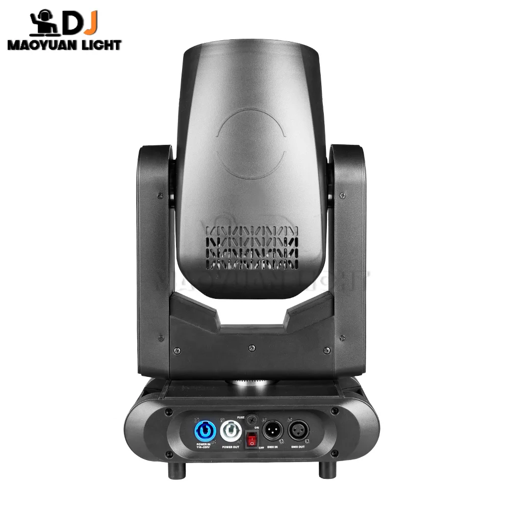 جديد 300 واط LED شعاع تتحرك رئيس ضوء مع حلقة قوس قزح الصقيع التركيز تأثير ضوء المرحلة DMX512 ل DJ ديسكو الزفاف الحفل بار