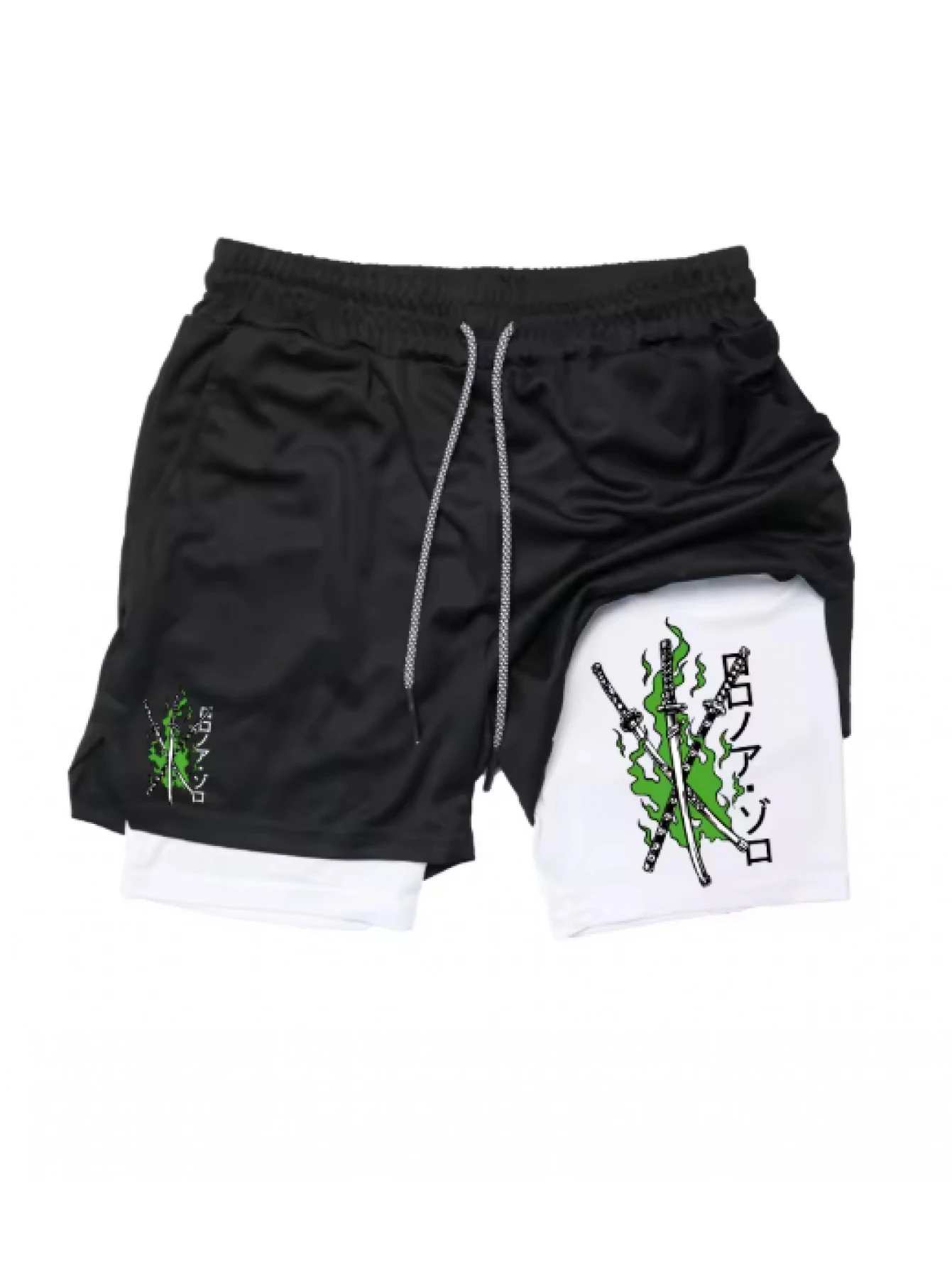 Men' 2-in-1 Quick-Dry Athletic Workout Running Shorts with Phone Pocket & Towel Loop - Breathable Gym Shorts