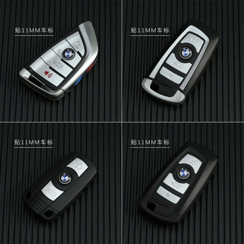 Car Remote Key Sticker Aluminum Emblem Decoration Decal For BMW Performance E46 E90 F10 F30 X3 F20 E46 E60 E70 E39 E36 E87 X7 E9