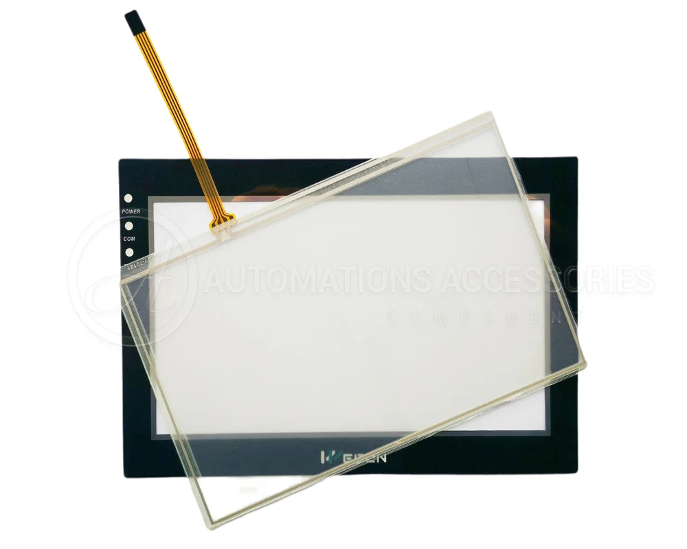 Panel de operación táctil UniCon HU070E-00, HU070L-00 de vidrio con pantalla táctil, película protectora de HU070S-00