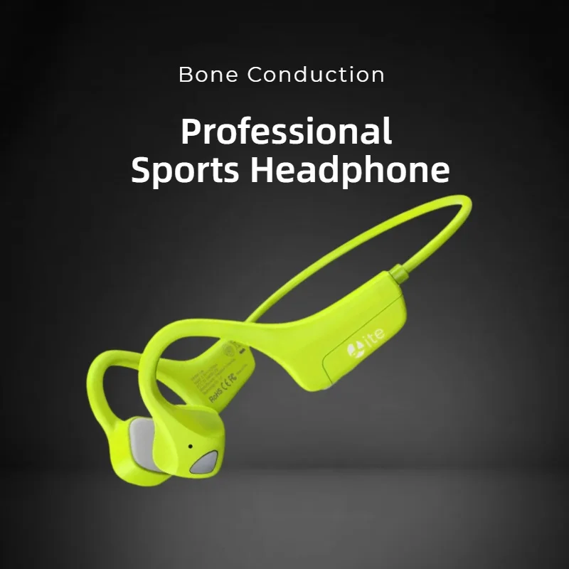 

Wireless Bluetooth Headset Bone Conduction Headphones Titanium Lightweight Earphone With Microphones For Sport Running Bicycling