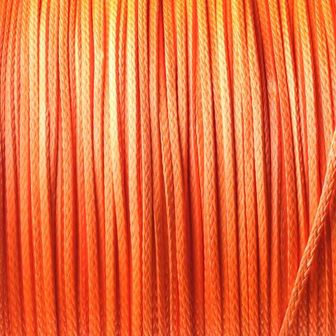 100 футов/30 м, 3 мм, 1/8 дюйма, 12 плетений, 800 кг, UHMWPE, оплетка из полого волокна, лебедка