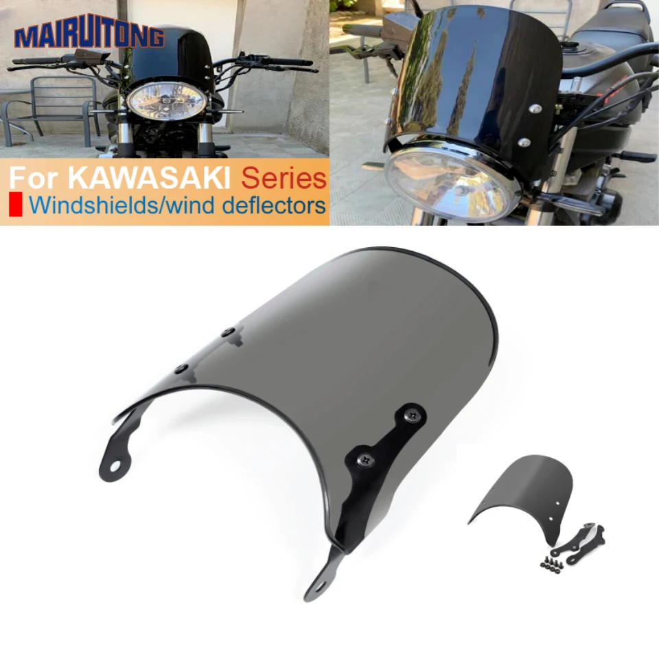 

Windshield Windscreen For KAWASAKI W 800/STREET W400 ZR250 ZR750 Speed Street Twin Motorcycle Headlight Fairing Wind Deflector