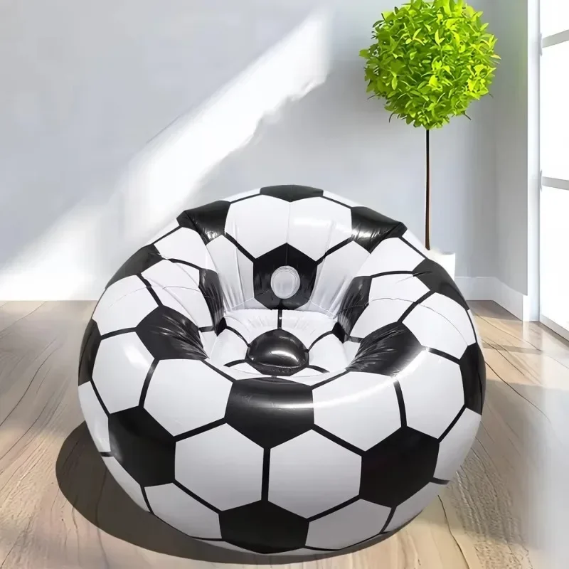 Heavy duty inflatable folding ball chair durable modern lazy sofa furniture outdoor bedroom