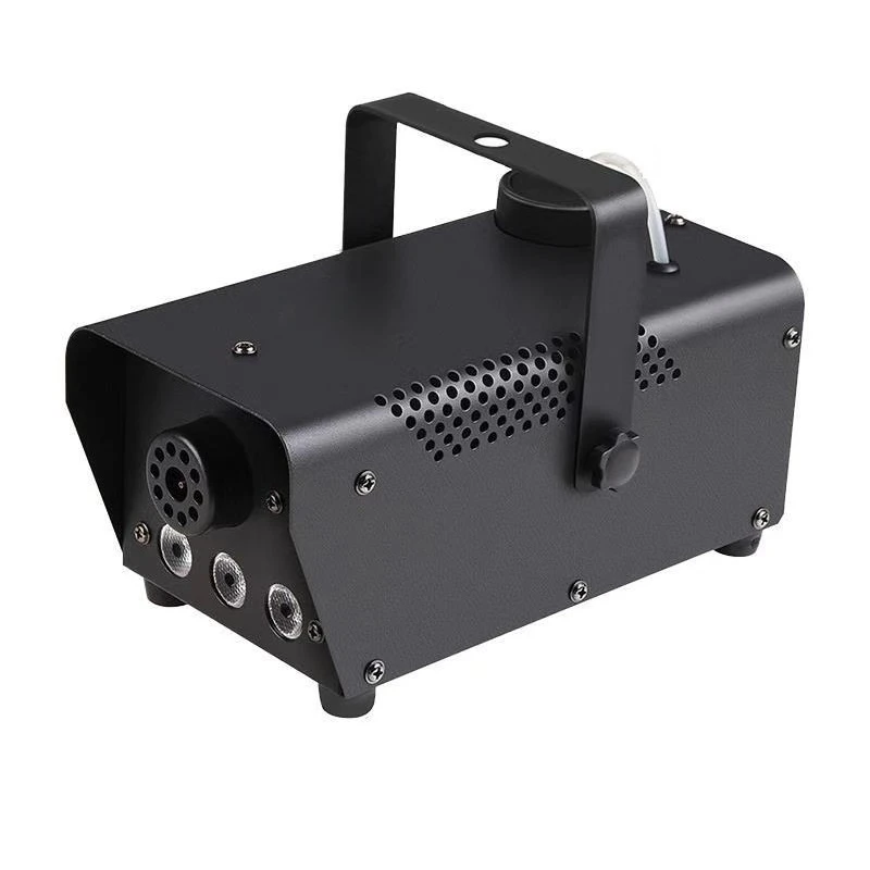 400W Portable LED Fog Machine 2 In 1 Remote Control 13 Color Lighting Stage Smoke Effect Equipment