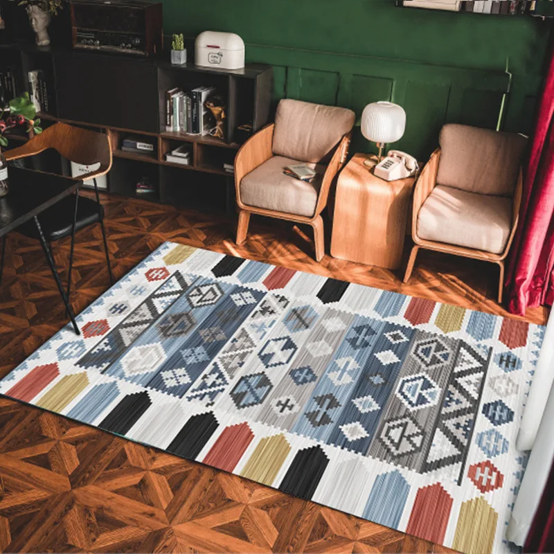 VIKAMA Persian Classical National Style Carpet Living Room Coffee Table Sofa Hotel Homestays Office Hall Full Of Retro Carpet