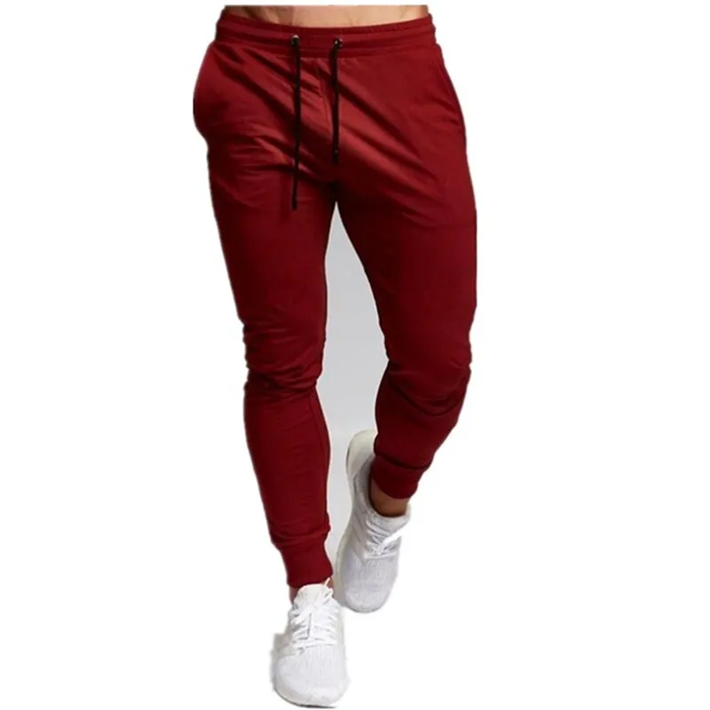 Casual Pants Men\'s Jogger Sweatpants Large Size Elastic Waist Sports Casual Trousers Loose Fitness Clothes Spring Thin Section