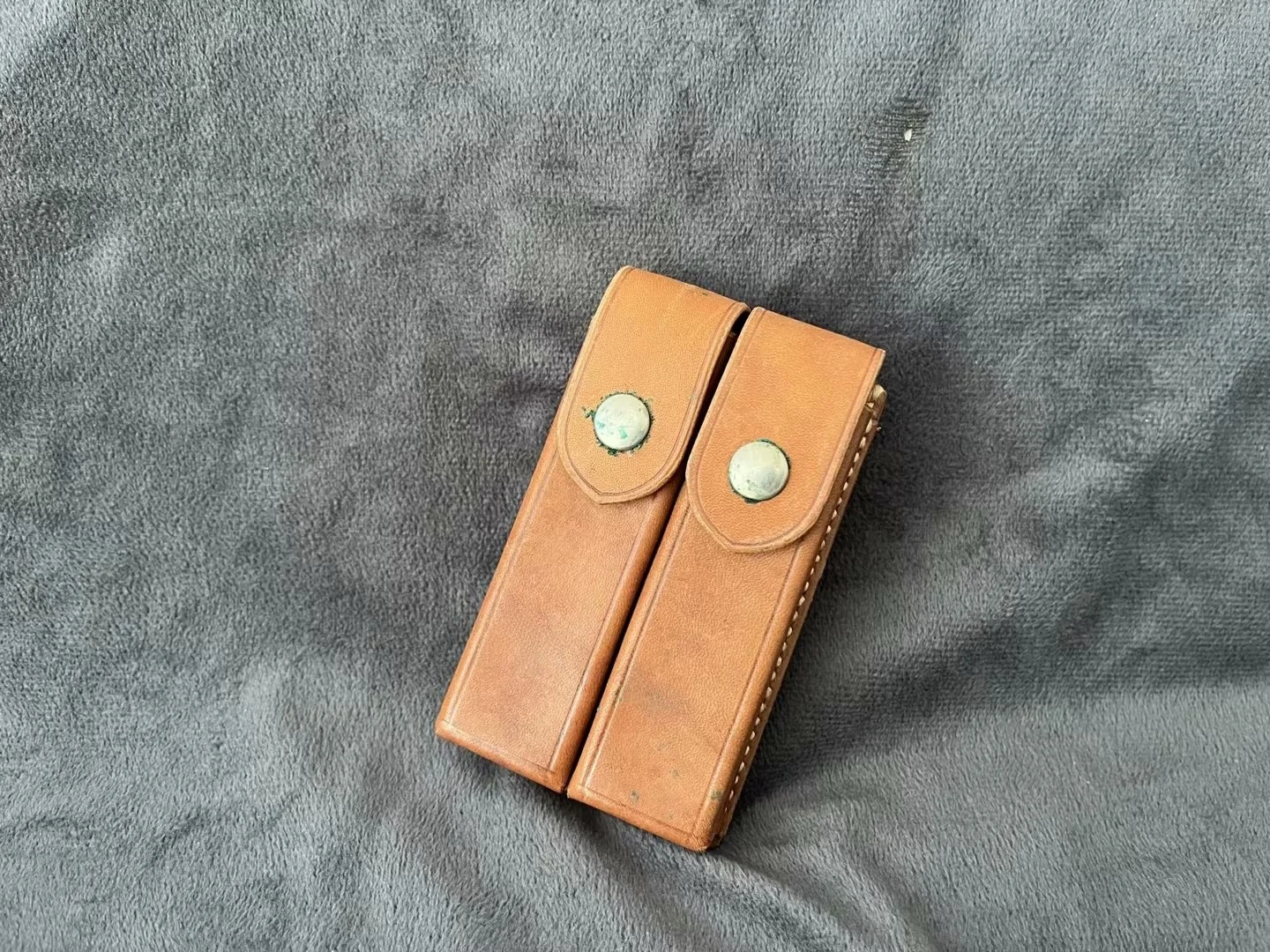 Thiened Top Layer Leder Military Sle Utili Pouch Taktische Vorderplatten-Geldbörse Bullhide 59, Muster Gun Belt Pouch