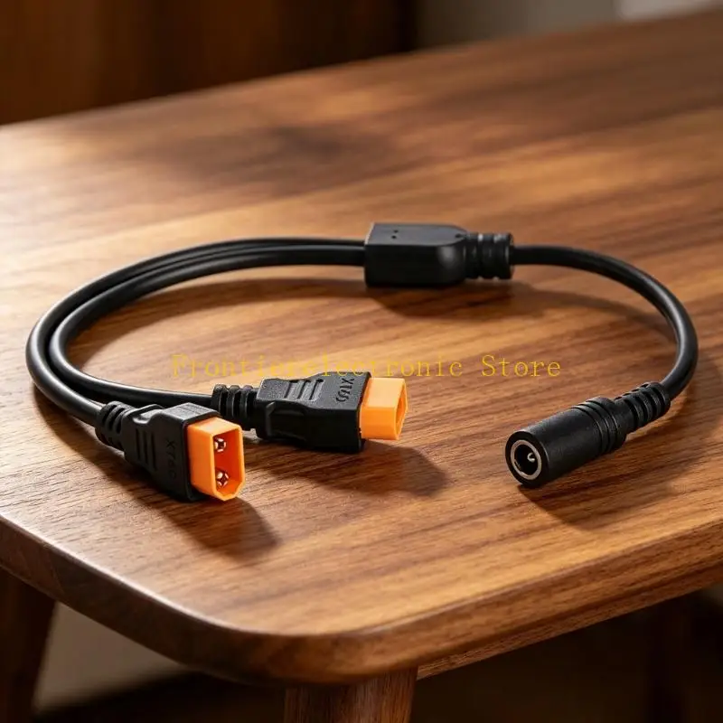 G8DB Wire Y Line Cable with 5.5 x 2.1 mm Female End for Wiring Tasks