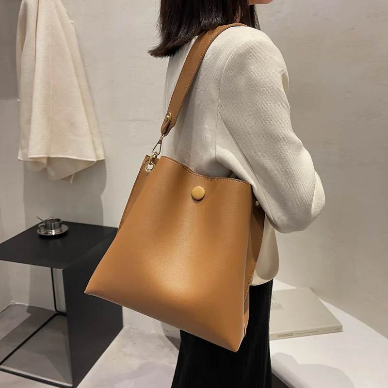 Fashion Ladies Top Handle Hand Bags Designers Wide Strap Crossbody Shoulder Bag Female High Quality Luxury Leather Handbag Women