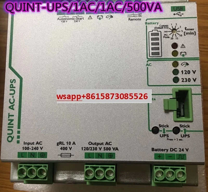 

Uninterruptible power supply 2320270 QUINT-UPS/1A/1A/500VA