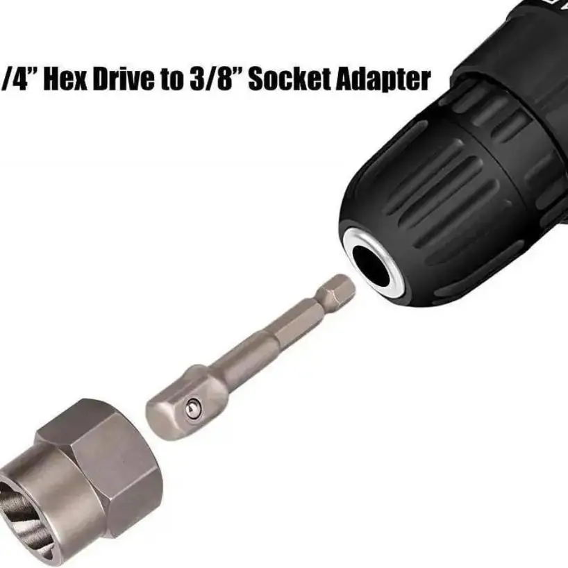 1 Set New 3/8” Drive Impact Bolt Nut Extractor Set 13 Pcs Lug Nut Remover Kit Twist Socket Tool Set With A 1/4” Hex Drive