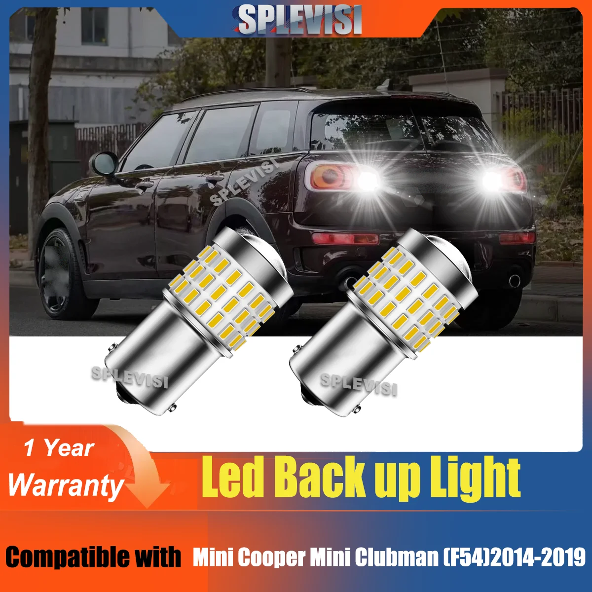 

2x1156 6000K White LED Back Up Reverse Lights IP68 DC12V Replace Set For Mini Cooper Mini R50 R53 R56 F55 F56 Clubman Countryman