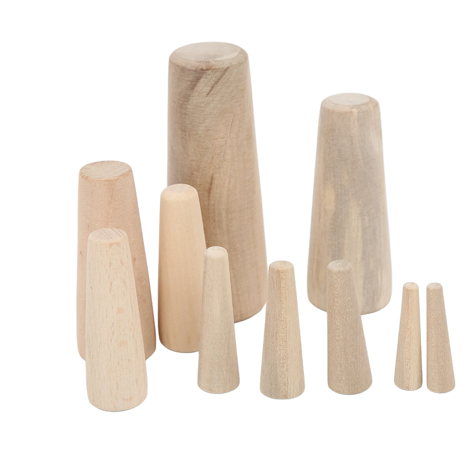 Marine Tapered Thru Hull Emergency Soft Wood Plugs Drain Plug for Boat Yacht Tapered Soft Wood Plugs