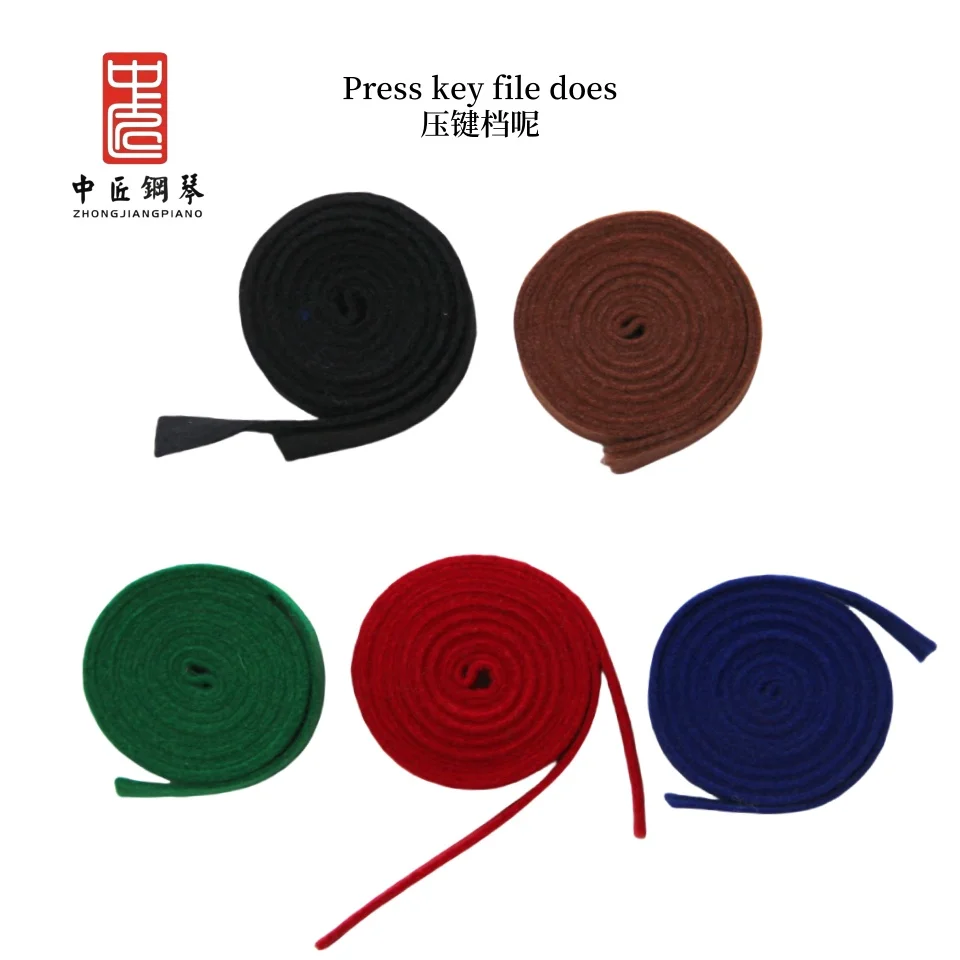 

5 packs Piano accessories Pure wool material Press key file does