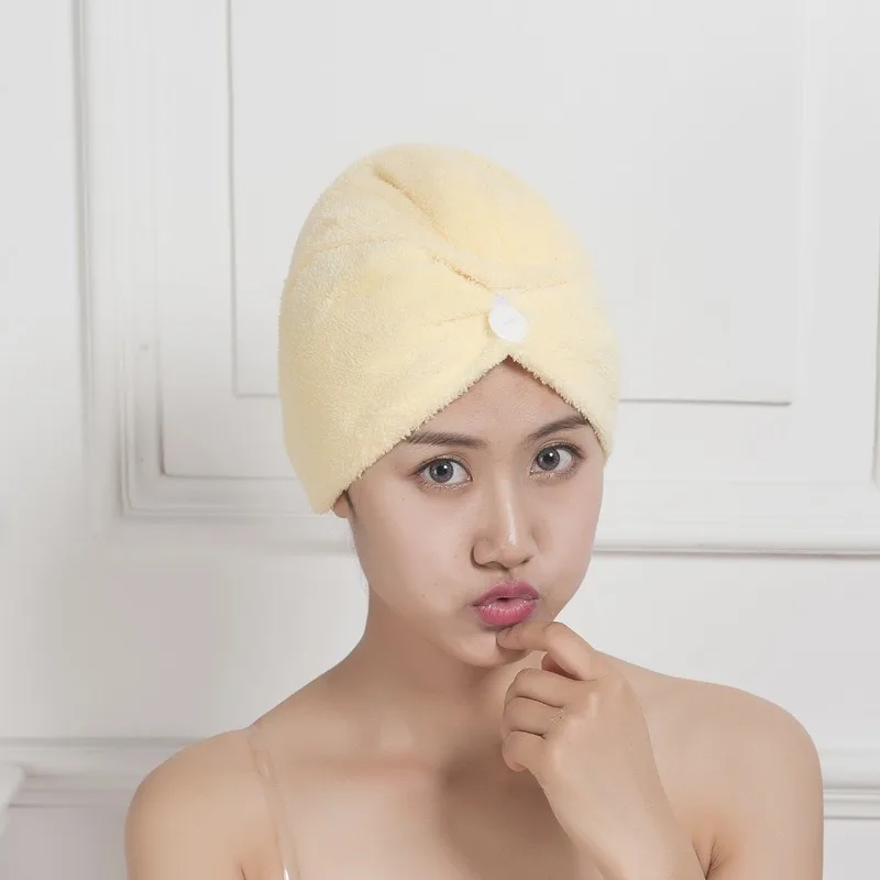 Quick Hair Drying Towel Cap Bowknot Wrap Towel Shower Cap for Women Spa Drying Hair Towel Microfibre Rapid Drying Hair Turban