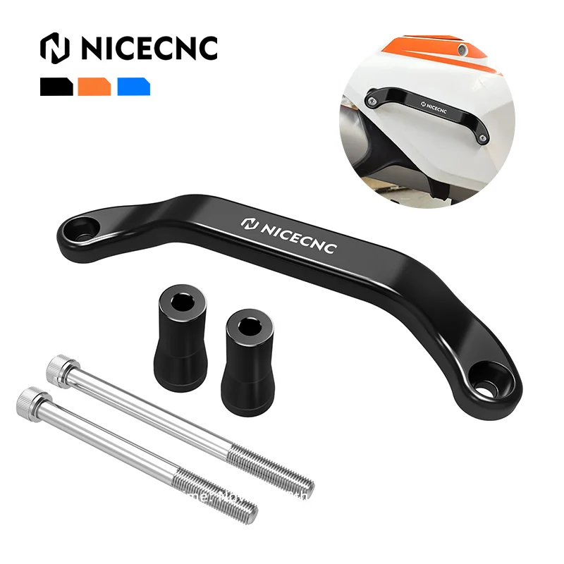 

For GasGas 2024 EC300 EC250 EC EX MC 125 250 300 250F 350F 450F EXF MCF ECF F For KTM Forged Rear Grab Handle NiceCNC Motocross