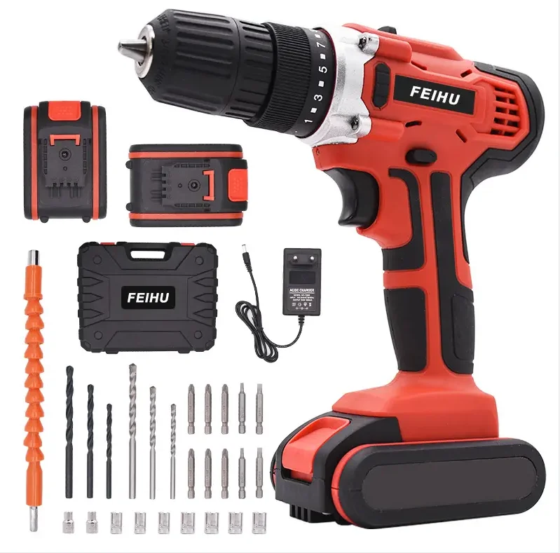 Good Quality Li-ion Rechargeable Battery Power Tools Hand Drill Machine Electric Cordless Drill Power Drill