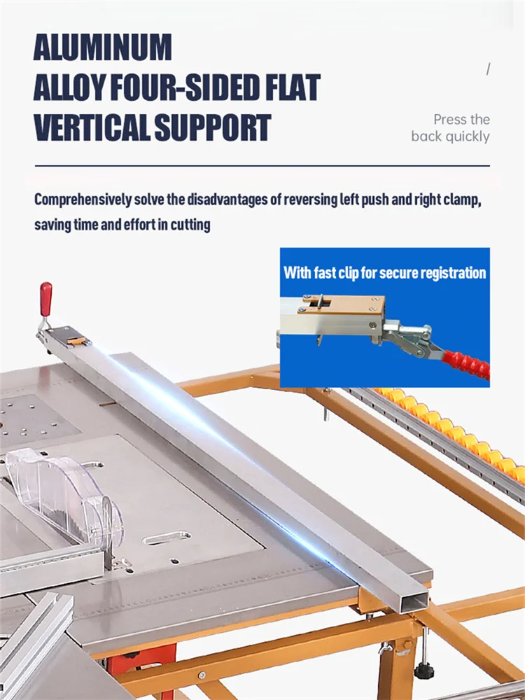 Multifunctional Woodworking Table Saw Special Workbench Precision Sliding Table Saw Folding Saw Table Dust-free Cutting Saw