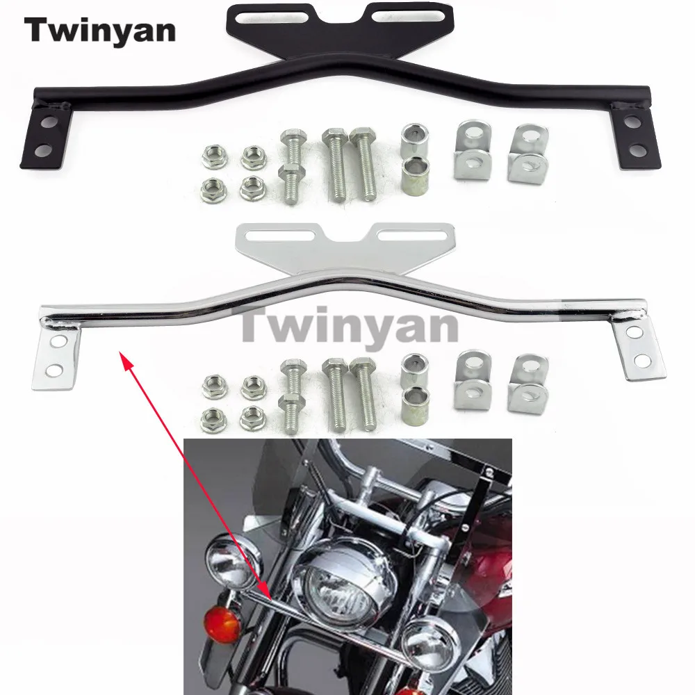 Motorcycle Headlights Bracket LED Spotlight Mount Bar Driving Fog Passing Turn Signals Light Holder Clamp For Dyna Super Glide