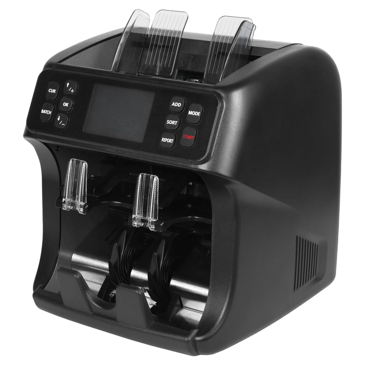 عداد لـ USD، CAD، COP، MXN، BRL، XOF، XAF اثنين جيب CIS قيمة النقدية آلة عد الورق العملة عداد المال #2