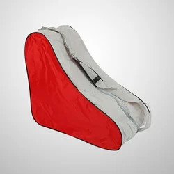 Mesh Cloth Tote Bag Skating Triangle Bag Shoulder Bag High-capacity Package (Red) skate bag roller skate bag