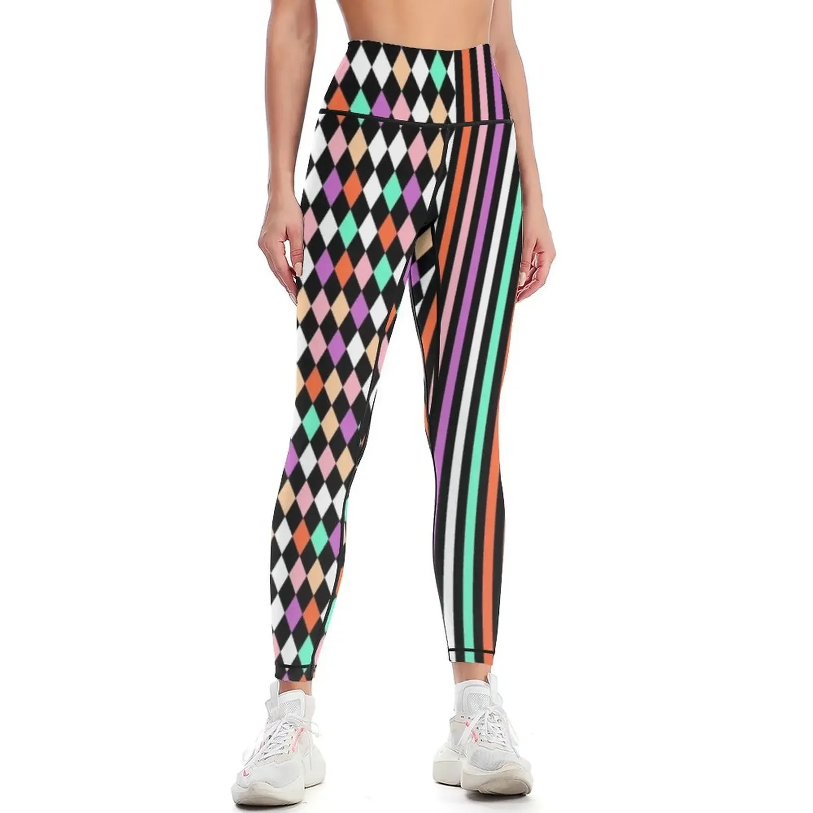 

Circus patterns Leggings sporty woman gym Women's sports Women's gym Womens Leggings