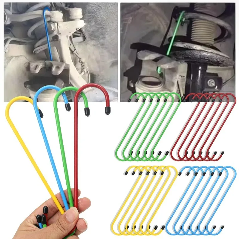

Крючки автомобильного тормозного суппорта, вешалки для автомобильного тормозного суппорта, крючки с резиновыми наконечниками, универсальные инструменты для подвески оси тормозного подшипника