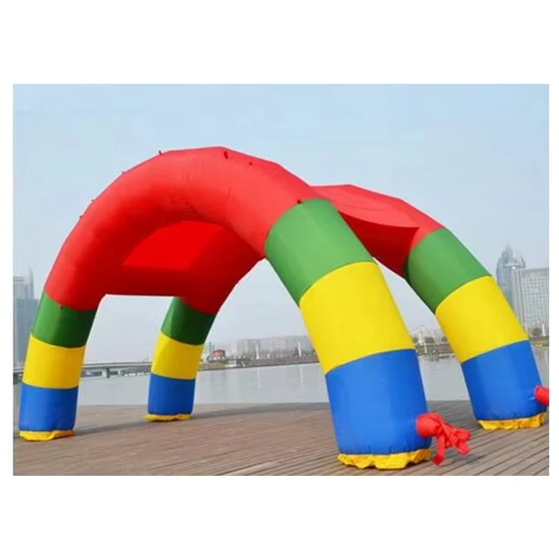 

Discount Twin Arches 26ft*13ft D=8M/26ft Inflatable Rainbow Arch
