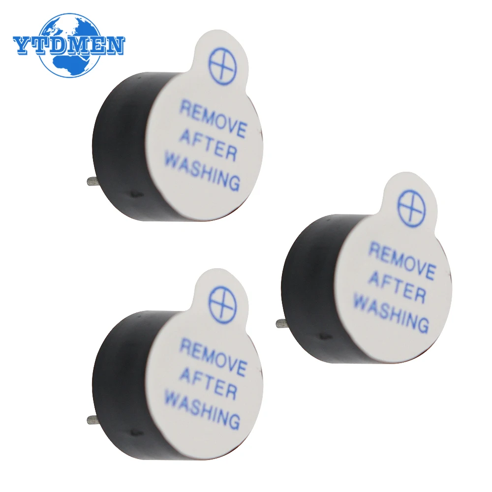 10 قطعة الطنان النشط الصغير 3 فولت 5 فولت 12 فولت 9*5.5 مللي متر 12*9.5 مللي متر المغناطيسي طويل صفير مستمر لهجة مكبرات صوت #2