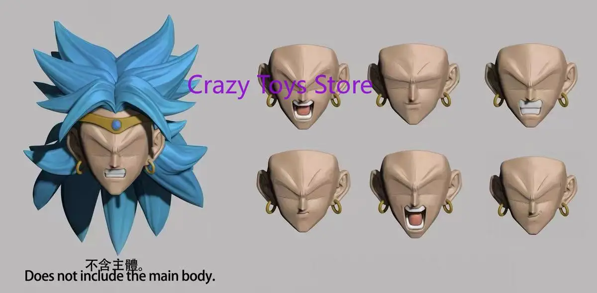 متوفر ZL STUDIO Shf Broly النمر المحارب القديم كابوس العدو سبعة بوصة عمل الشكل لعبة جمع هدية