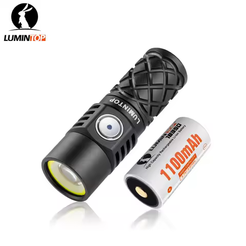 Mini LEP flashlight Lumintop W3 multi light EDC flashlight with spotlight flood red light USB TYPE C rechargeable light 700 met