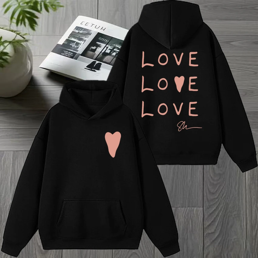 

Hot Sale Singer Shawn Mendes Tour 2025 Double Sided print black Hoodies Men women fashion Y2k pullover Unisex Fleece Sweatshirt