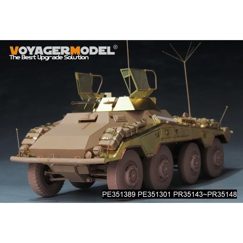 Voyager PE351389B Sd.Kfz 234/1 Basic Upgrade Set(For RMF 5154) B ver included gun-barrel Photo Etched Part
