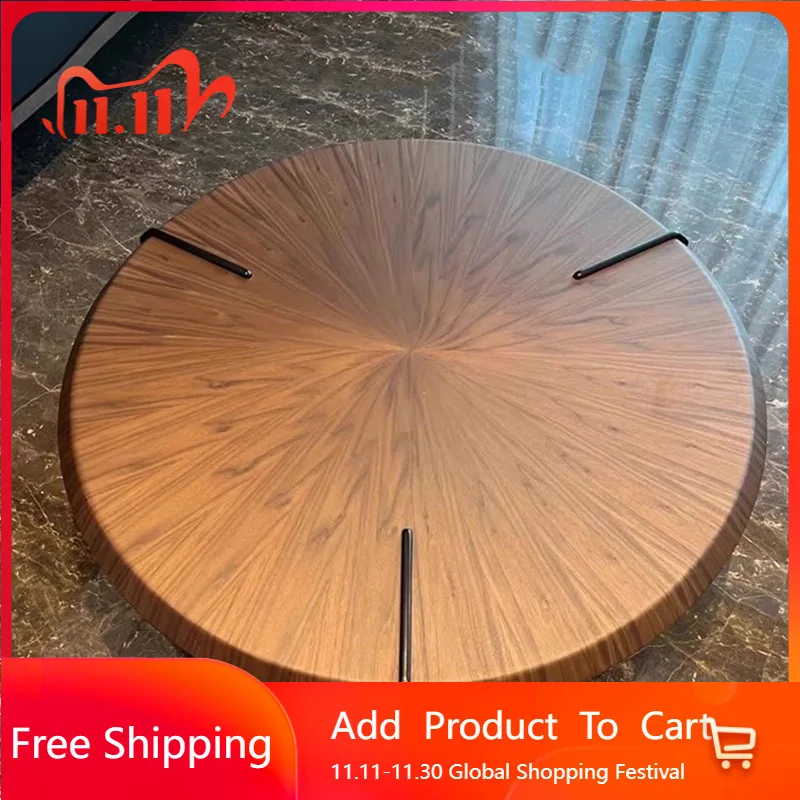 

Italian Minimalist Coffee Table Modern Simple Small Round Coffee Table Metal Space Saving Mesas Bajas Living Room Furniture
