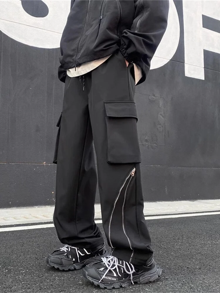 

Мужские рабочие брюки American High Street, весна 2024, новая модель с молнией, стильные и удобные, различные расцветки