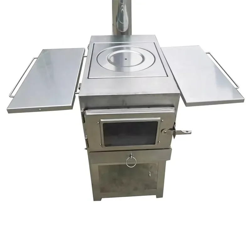 304 Stainless Steel Portable Windproof Camping Stove for Cooking and Heating Outdoors