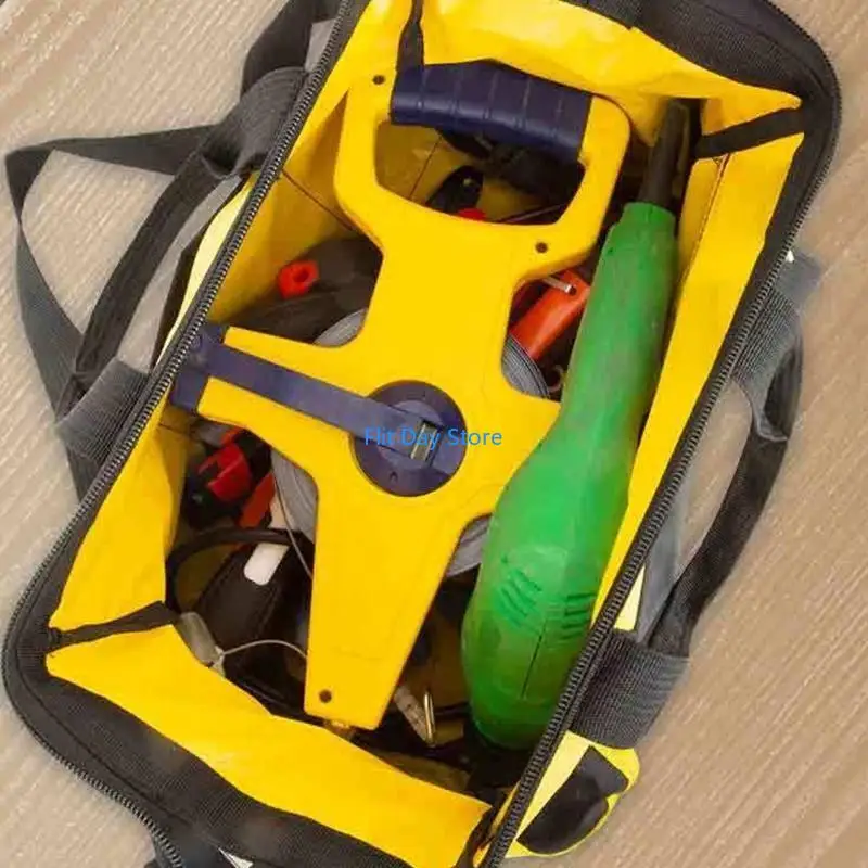F92C MultiFunctiuon Tool Tool Arganizer Canvas Tool Bag for Home Repairs＆Outdoor Project
