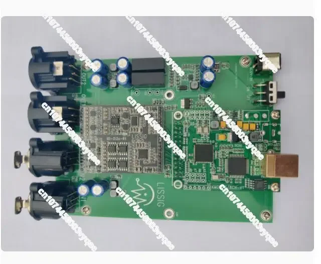 USB ASIO Sound Card XMOS 2-channel Recording Playback Indicator Measurement ES9018 ES9822