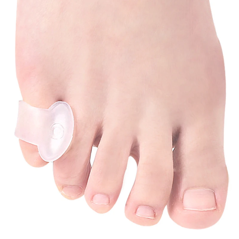 5Pairs Hammer Toe Splitter Finger Gel Foot Care Tool Protector Silicone Separators Orthopedic Bunion Corrector Pain Relief