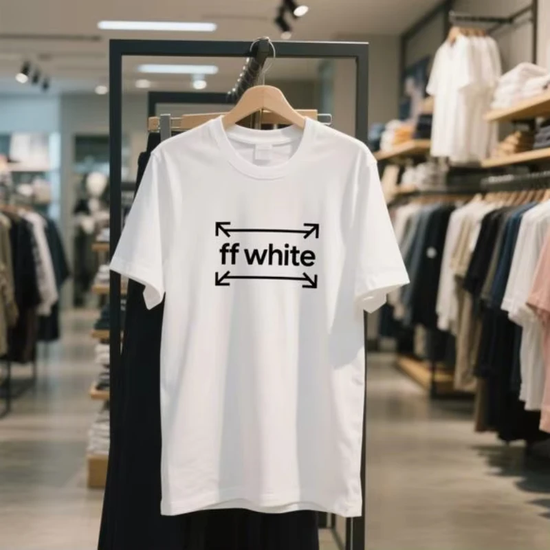 

2025 American niche street fashion brand cotton summer men's and women's short-sleeved T-shirt patterned top clothing