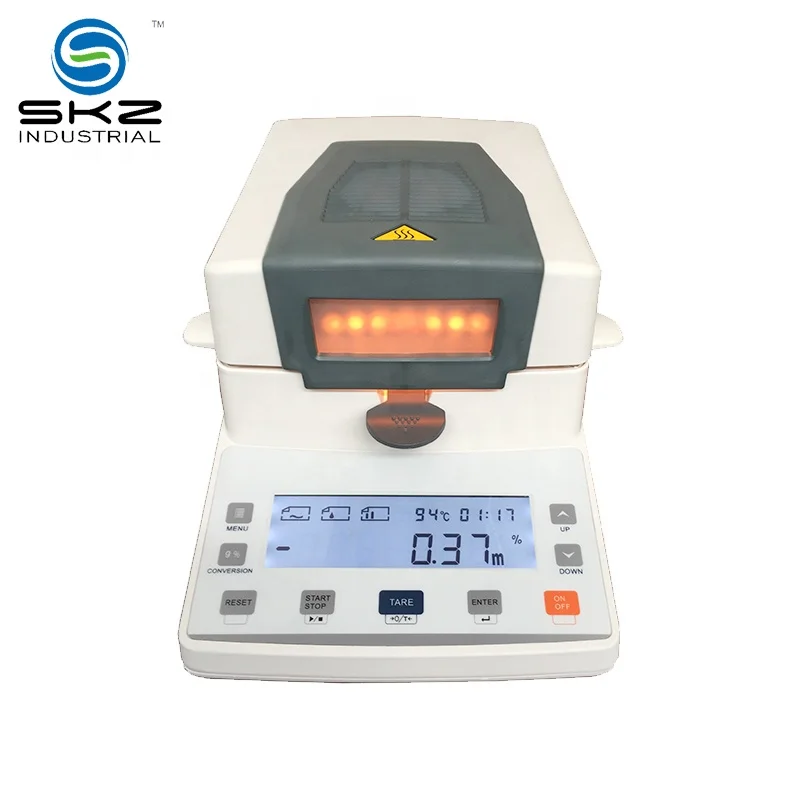 SKZ111L Industrial Portable Design High Resolution 1mg Halogen Lamp Heating Halogen Moisture Meter in Industry