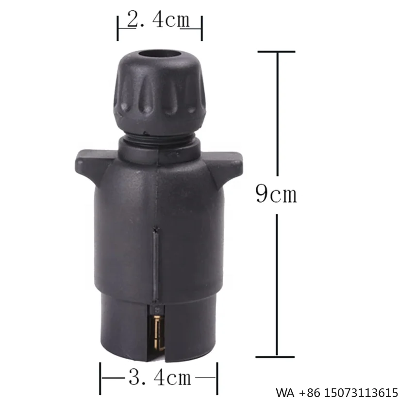 

Водонепроницаемый 12 В 7-контактный разъем для прицепа N пластиковый кабельный адаптер для грузового дома на колесах