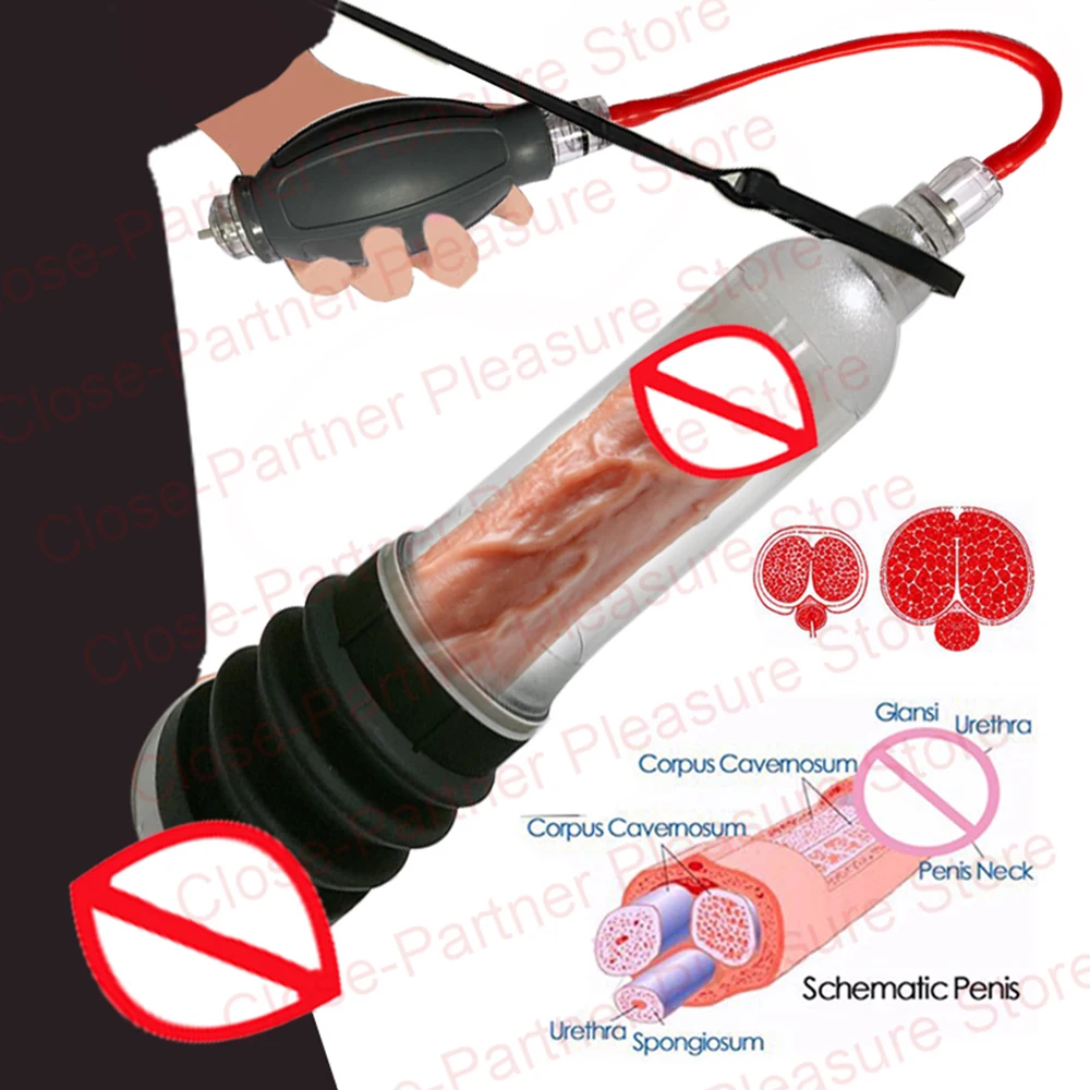 Hydrotherapy X5 X7 X9 Penis Pump Penis Enlargement Enhancer Water Spa Vacuum Pump For Men Penis Extender Sex Toys For Men